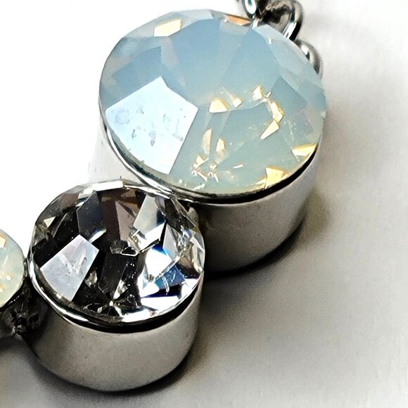 Silver Crystal Dainty Necklace - Picture 5 of 5